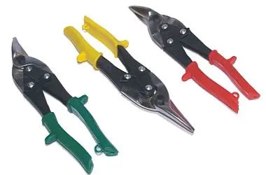 BLECHSCHERENSATZ : Hochwertiger Blechscherensatz - Robuste Schneidewerkzeuge für Metallbearbeitung und Blechschneiden TK Gruppe® Grosshandel 