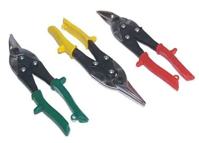 BLECHSCHERENSATZ : Hochwertiger Blechscherensatz - Robuste Schneidewerkzeuge für Metallbearbeitung und Blechschneiden TK Gruppe® Grosshandel 