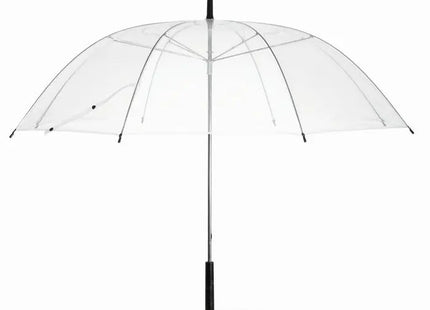 BODA Transparenter Regenschirm - Klarer Blick auch bei schlechtem Wetter TK Gruppe® Grosshandel 