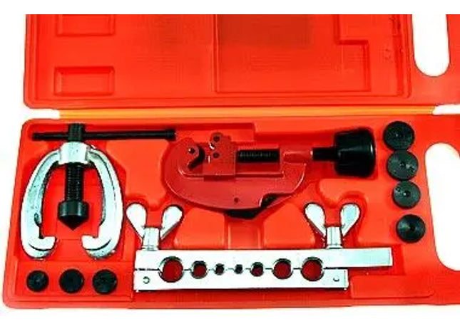 BOERDELGERAET : Profi Bördelgerät - Hochwertiges Werkzeug für präzise Bördelarbeiten an Rohren TK Gruppe® Grosshandel 