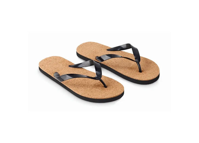 BOMBAI L Zehensandalen aus Kork in Schwarz – Eleganz trifft Komfort TK Gruppe® Grosshandel 