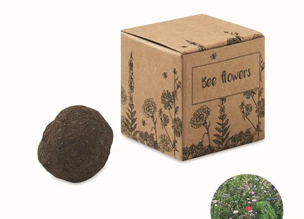 BOMBI II Saatbombe für Honigbienen - Beige, Bienenfreundlich TK Gruppe® Grosshandel 