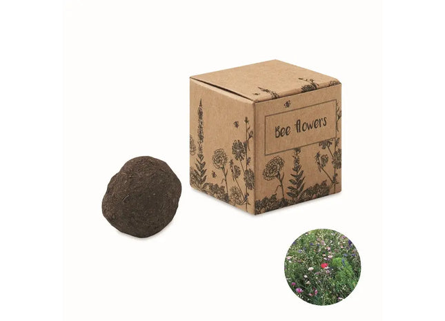 BOMBI II Saatbombe für Honigbienen - Beige, Bienenfreundlich TK Gruppe® Grosshandel 