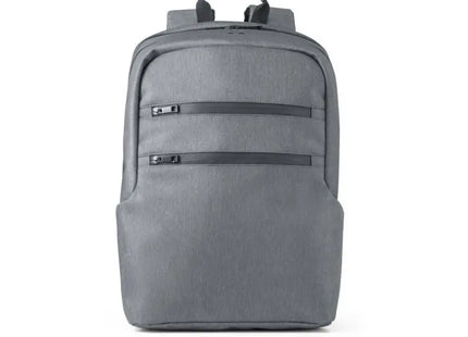 BROOKLYN Wasserdichter 2Tone Nylon 15'' Laptop-Rucksack – Hellgrau, Stylisch & Robust TK Gruppe® Grosshandel 