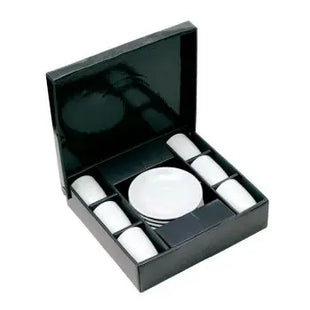 BUONGUSTO Weißes Espresso-Tassen Set: Schlicht & Stilvoll TK Gruppe® Grosshandel 