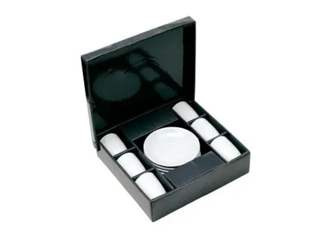 BUONGUSTO Weißes Espresso-Tassen Set: Schlicht & Stilvoll TK Gruppe® Grosshandel 