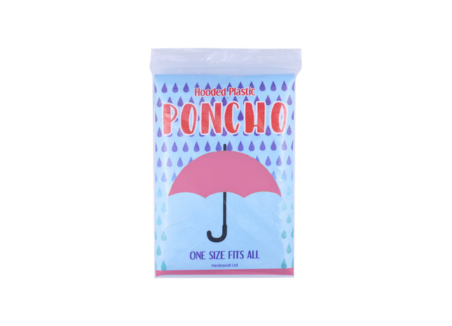 Baby Notfall-Poncho, Kunststoff, Rosa - Wasserdichter Regenschutz Für Kleinkinder TK Gruppe® Grosshandel 