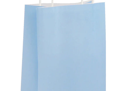 Babyblaue Tasche mit Griff 14x21x7 cm – Ideal zum Verschenken & Kaufen TK Gruppe® Grosshandel 