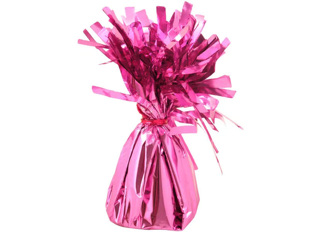 Babyrosa Ballongewicht 85G – Folie, ideal für Party & Dekoration TK Gruppe® Grosshandel 