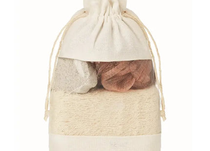 Bade-Set 'CUIDA SET' in Beige – Elegantes, pflegendes Wellness-Set für zu Hause TK Gruppe® Grosshandel 