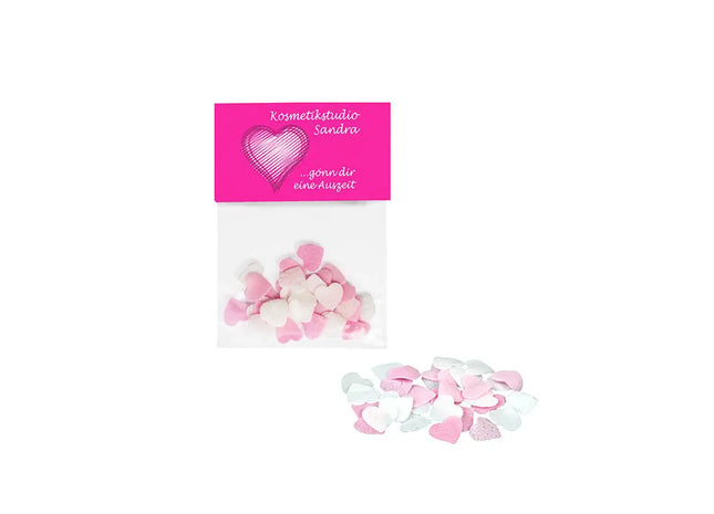 Badekonfetti 'Lovely Heart' – Romantische Herzform, Perfekt für Entspannungsbad TK Gruppe® Grosshandel 
