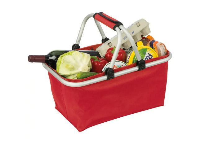 Baden-Baden Einkaufskorb in Leuchtendem Rot, Stilvoll TK Gruppe® Grosshandel 