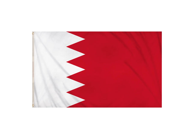 Bahrain-Flagge 5 Fuß x 3 Fuß – robuste Polyester-Nationalflagge mit lebendigen Farben TK Gruppe® Grosshandel 