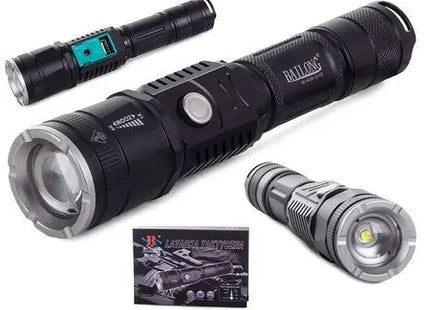 Bailong latarka wojskowa zoom led cree xm-l3-u3 k128