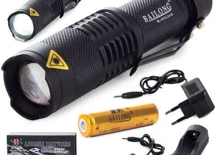 Bailong taktische led taschenlampe cree zoom xm-l3-u3