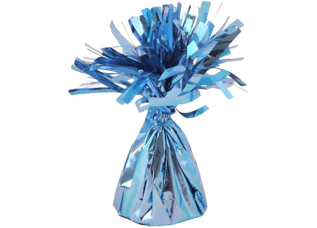 Ballongewicht 160g in Babyblau, Folienbeschichtung – ideal für Partydekorationen TK Gruppe® Grosshandel 