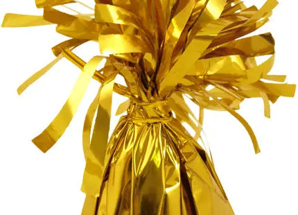 Ballongewicht 160g in Goldfolie - Stabiler Ballonhalter für Partys & Feiern TK Gruppe® Grosshandel 