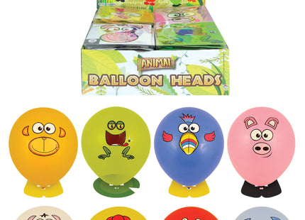 Ballonkopf-Krawatte, 8 verschiedene Designs – lustiges Partyzubehör für Kinder TK Gruppe® Grosshandel 