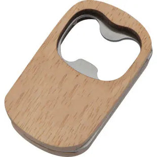 Bamboo Bottle Opener - Eco-Friendly Beige Lever, Stylish Cap Lifter, 100 mm TK Gruppe® Grosshandel 
