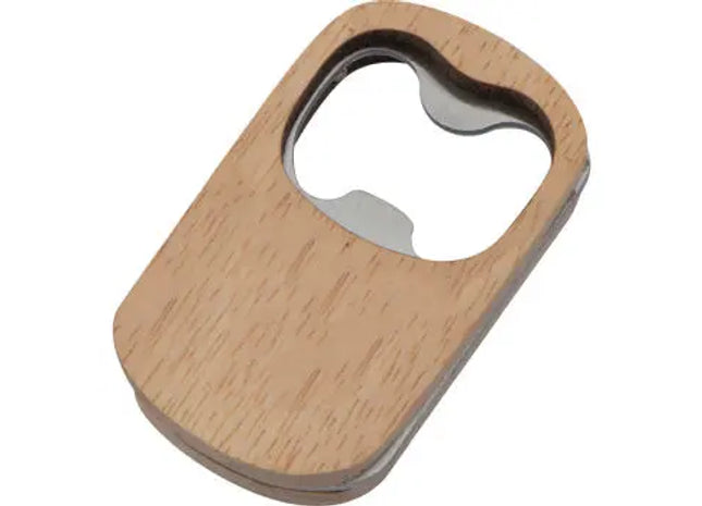 Bamboo Bottle Opener - Eco-Friendly Beige Lever, Stylish Cap Lifter, 100 mm TK Gruppe® Grosshandel 