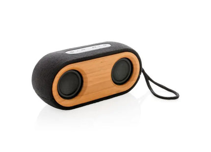 Bamboo X Dualer Audio-Lautsprecher - Schwarz-Braun TK Gruppe® Grosshandel 