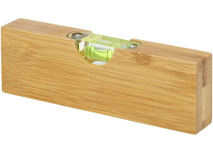 Bambus Flush Wasserwaage mit Flaschenöffner - Naturfarben & Multifunktional, 100 Zeichen TK Gruppe® Grosshandel 