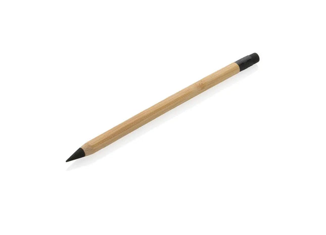 Bambus Infinity-Stift mit Radierer - Braun, Nachhaltig & Praktisch TK Gruppe® Grosshandel 