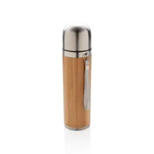 Bambus-Thermoflasche, auslaufsicher & umweltfreundlich, 750 ml - Braun TK Gruppe® Grosshandel 