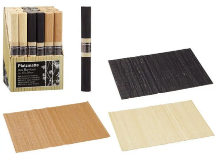 Bambus Tischsets, 3er-Set, ca. 30x45cm – Nachhaltige Tischdekoration TK Gruppe® Grosshandel 