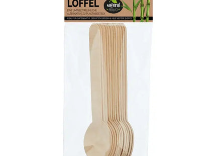 Bambuslöffel, 12er Set, ca. 16cm – Nachhaltige Küchenhelf TK Gruppe® Grosshandel 