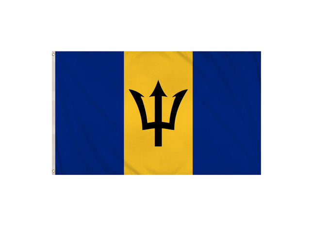 Barbados-Flagge, 5Ft X 3Ft - Große Nationalflagge für den Außenbereich TK Gruppe® Grosshandel 