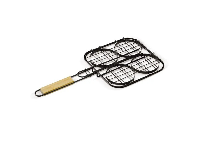Barbecue Hamburger Grill - holz, spezialisiert und praktisch für Burger-Liebhaber TK Gruppe® Grosshandel 