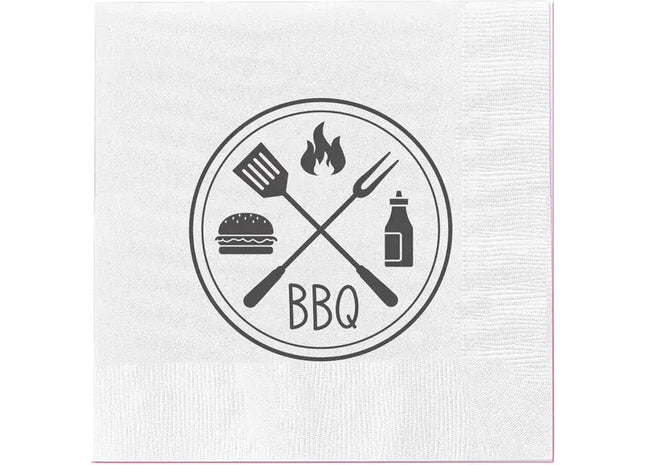 Barbecue Napkins, Set of 20 - Essential BBQ Accessories for Outdoor Dining TK Gruppe® Grosshandel 