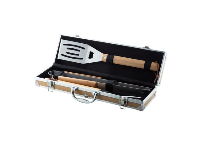 Barboo BBQ-Set in Naturfarben - Ökologisches Grillzubehör TK Gruppe® Grosshandel 