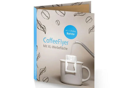 Barista CoffeeFlyer in Naturbraun – Maßgeschneidertes Design & Öko-Stil TK Gruppe® Grosshandel 