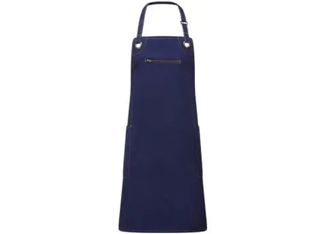 Barley Contrast Stitch Sustainable Bib Apron – Stylish & Eco-Friendly TK Gruppe® Grosshandel 