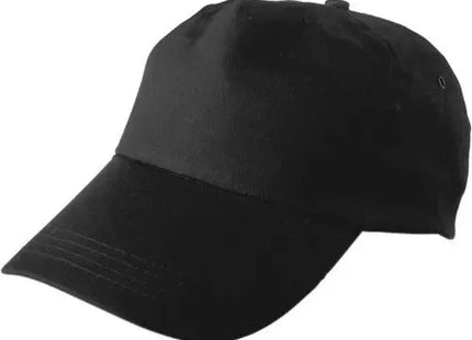 Baseballcap aus 100 % Baumwolle Lisa - schwarz Atmungsaktiv, bequem, verstellbar TK Gruppe® Grosshandel 