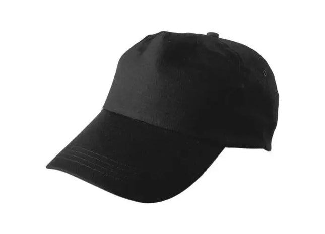 Baseballcap aus 100 % Baumwolle Lisa - schwarz Atmungsaktiv, bequem, verstellbar TK Gruppe® Grosshandel 
