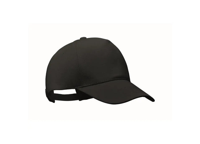Baseballkappe Bio-Baumwolle BICCA CAP - schwarz Nachhaltig, komfortabel, hochwertig TK Gruppe® Grosshandel 