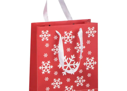 Basel Festliche Weihnachtstasche – Elegantes Rot für stilvolle Geschenke TK Gruppe® Grosshandel 