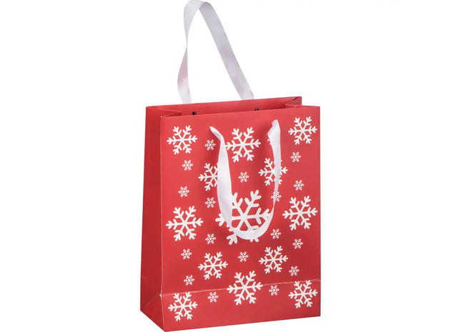 Basel Festliche Weihnachtstasche – Elegantes Rot für stilvolle Geschenke TK Gruppe® Grosshandel 