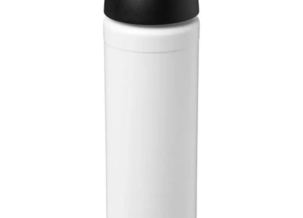 Baseline Plus 750 ml, Weiß-Schwarz, Flasche mit Klappdeckel, Ideal für Sport TK Gruppe® Grosshandel 