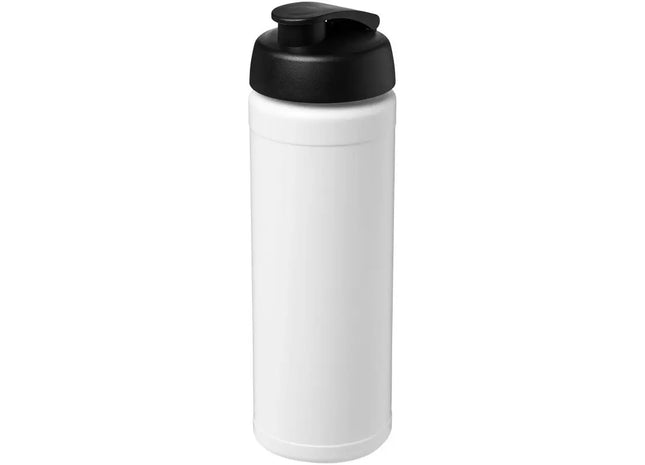 Baseline Plus 750 ml, Weiß-Schwarz, Flasche mit Klappdeckel, Ideal für Sport TK Gruppe® Grosshandel 