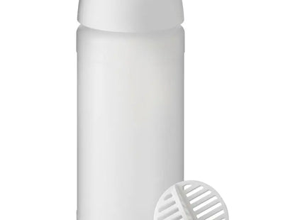Baseline Plus Shakerflasche 500 ml, Weiß & Klar Mattiert, Praktisch für Unterwegs TK Gruppe® Grosshandel 