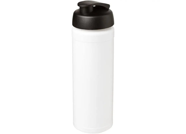 Baseline Plus grip 750 ml, Sportflasche Weiß-Schwarz, mit Klappdeckel, Stabil TK Gruppe® Grosshandel 