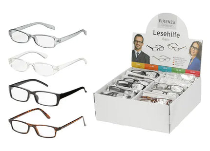Basic Lesehilfen-Set, 6 Stück, mit Display - Unverzichtbare Sehhilfe TK Gruppe® Grosshandel 