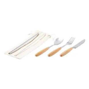Basuky Natur Besteckset: Ökologisch & Stilvoll TK Gruppe® Grosshandel 