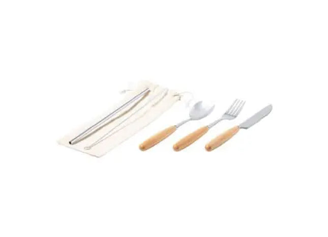 Basuky Natur Besteckset: Ökologisch & Stilvoll TK Gruppe® Grosshandel 