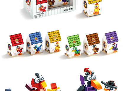 Baukast Vogel-Set 6-fach sortiert – DIY-Bausatz für Kinder TK Gruppe® Grosshandel 