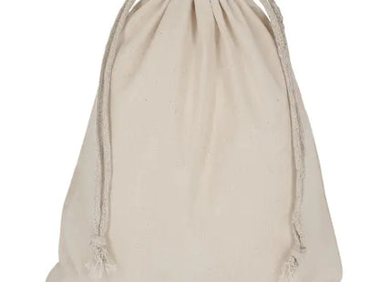 Baumwoll-Zuziehbeutel in Naturfarbe, 25x30 cm, Öko-Freundlich & Robust TK Gruppe® Grosshandel 